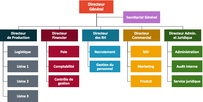 Structure organisationnelle d